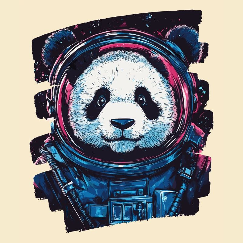 Panda Astronaut