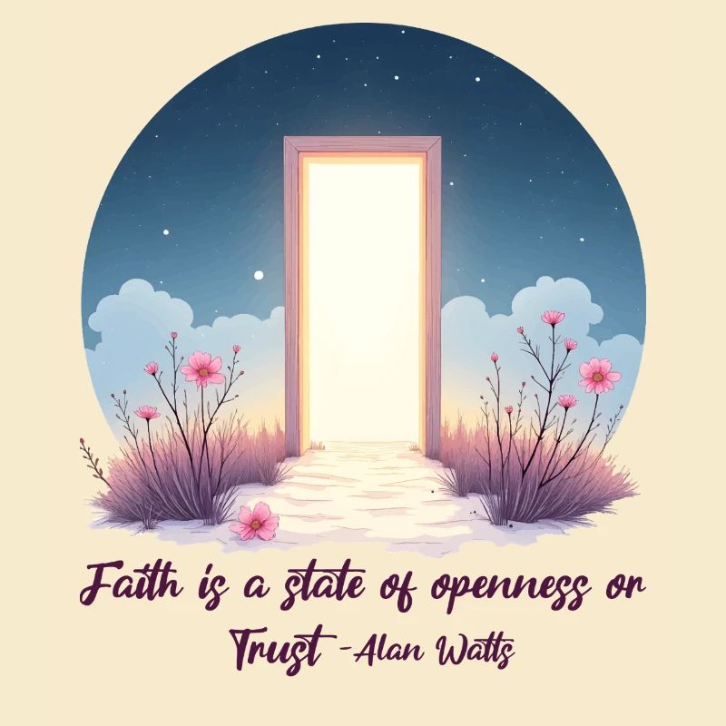 Citation de la foi d’Alan Watts d’Open Door Trust