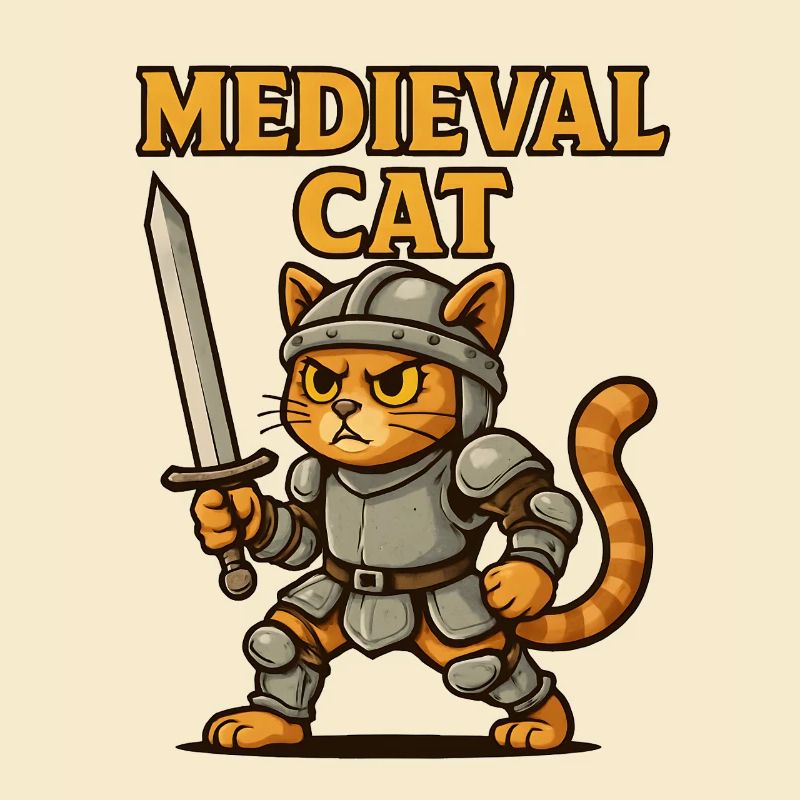 Mittelalter Katze