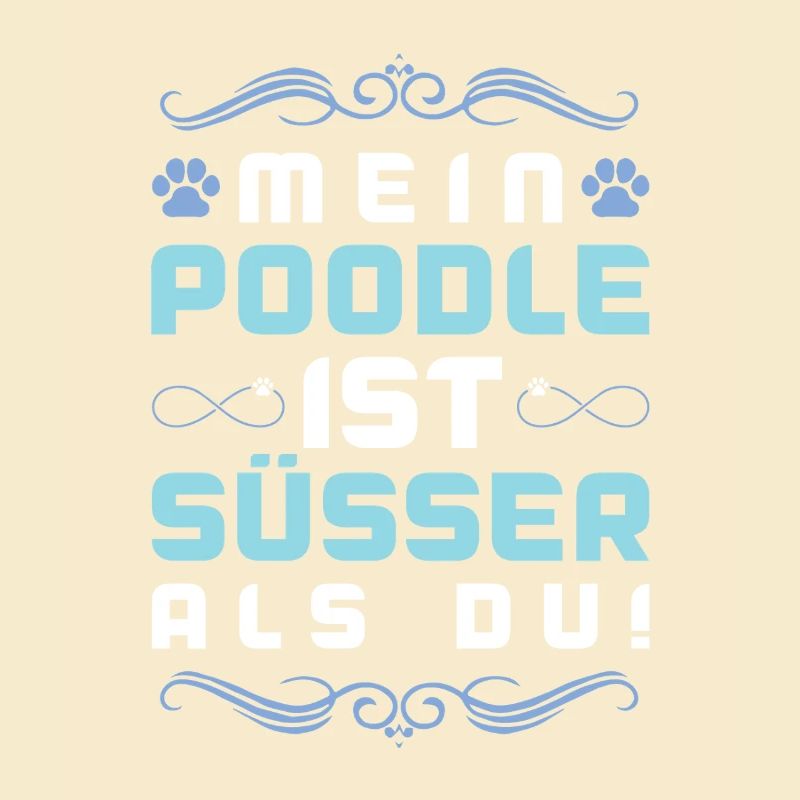 pudel hund spruch