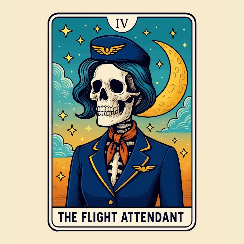 Conception de Tarot du Pilote Crâne