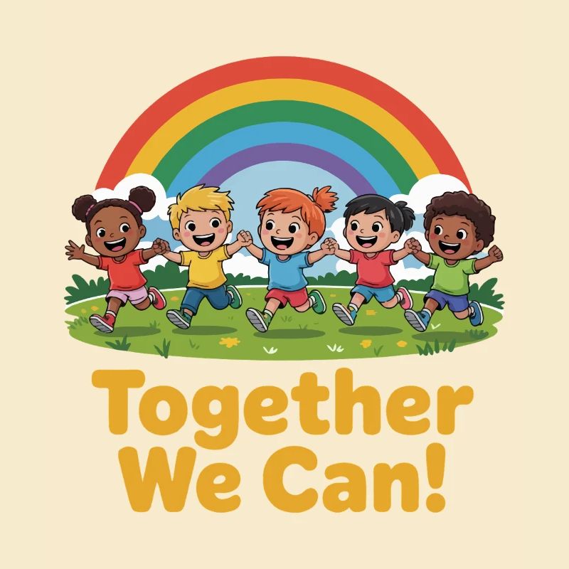 Gemeinsam können wir Regenbogenkinder