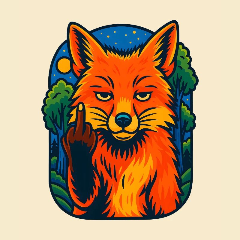 Mitternachtsfuchs rebellisch, liebe Füchse