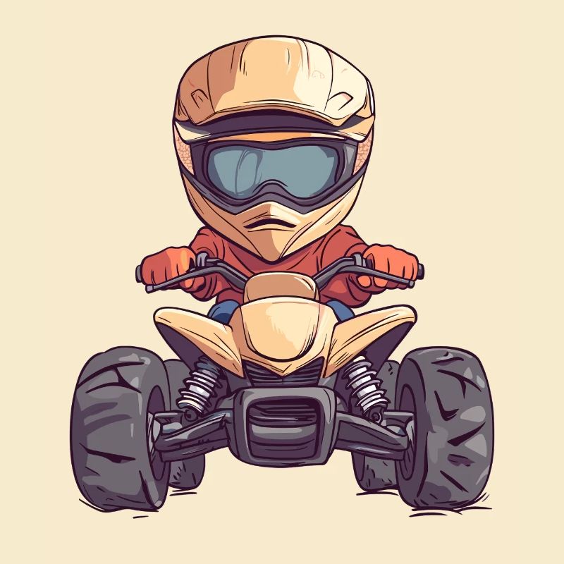 Quad Abenteuer Kind Helmdesign
