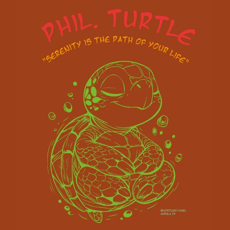 Phil Turtle Zen Path Tee