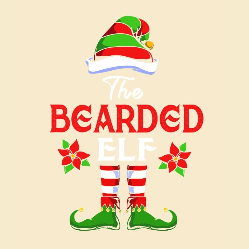 Elfe Elf Weihnachtsgeschenk Bart Bärtig Friseur