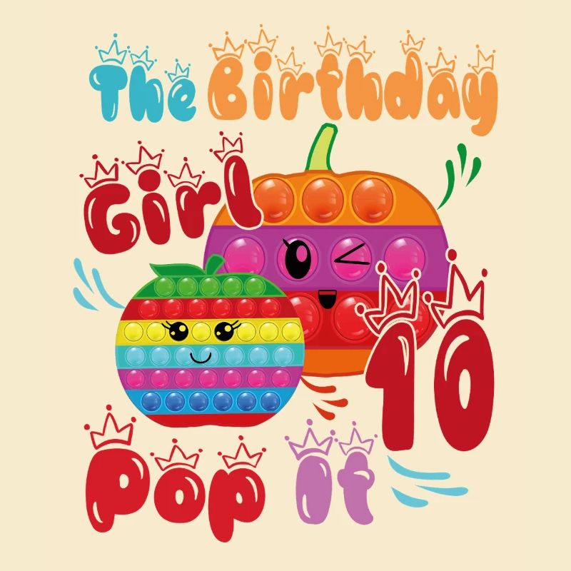 Das Geburtstagskind 10Pop-It