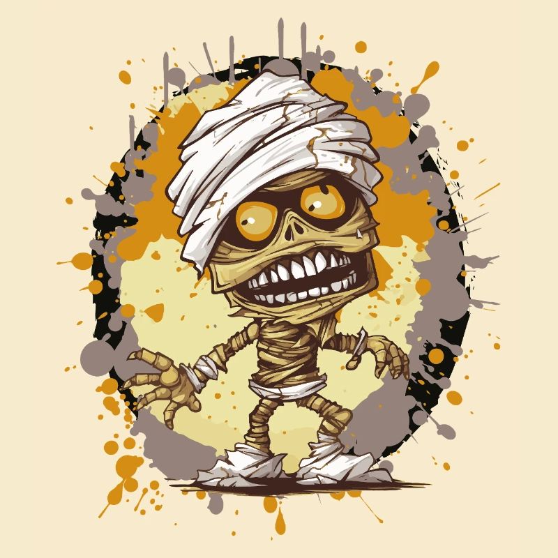 Mumie im Splatter-Look