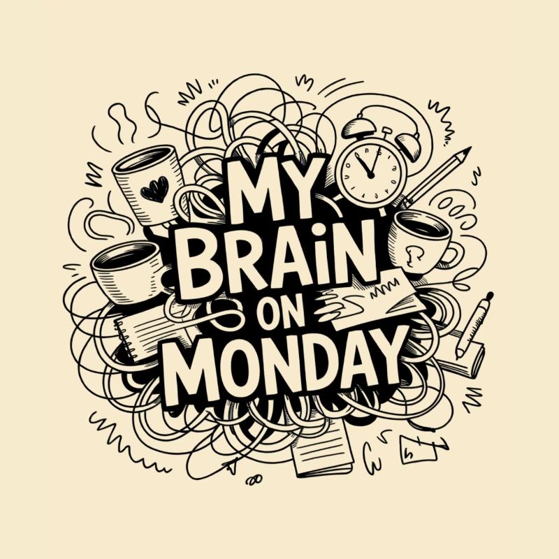 My Brain On Monday – Chaotic Sketch