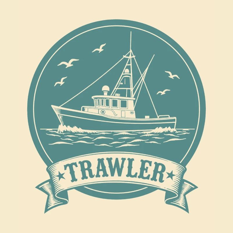 Trawler Fischkutter Ahoi Maritim
