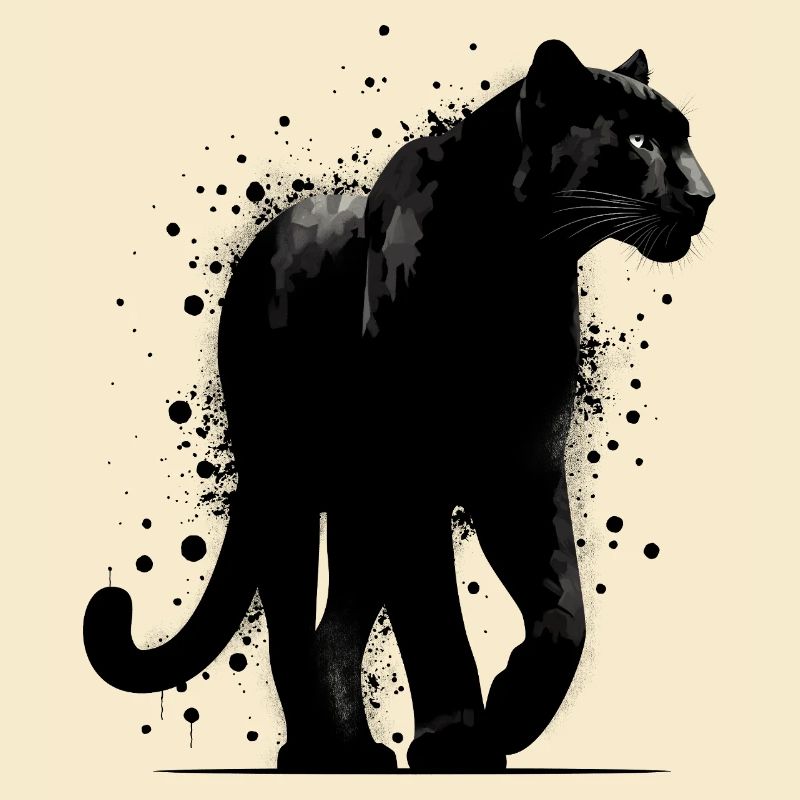Eleganter Panther