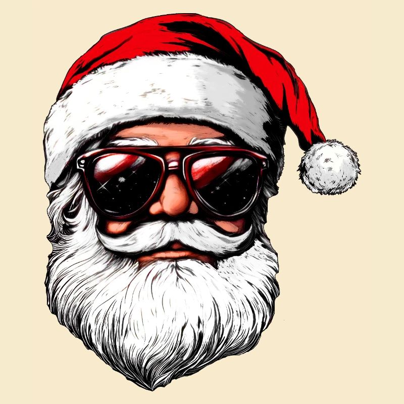 Cooler Weihnachtsmann