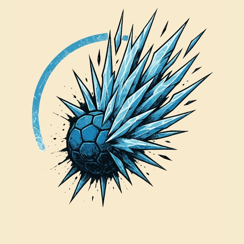 Handball Eis Ball, eiskalter Wurf, Coolness