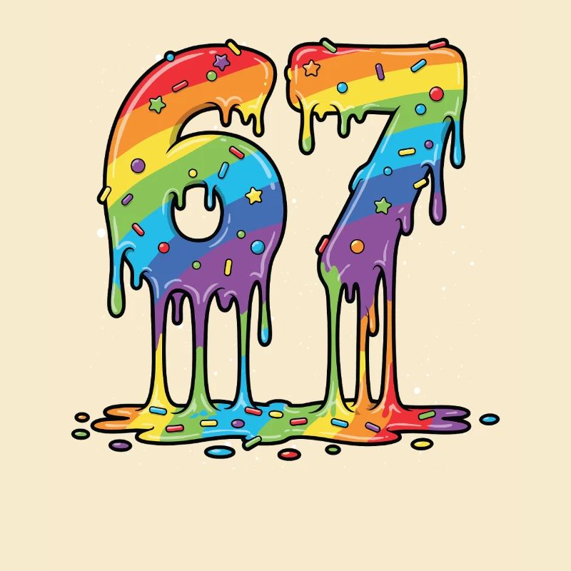 Célébration du mème Rainbow 67