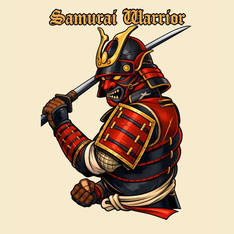 Samurai Warrior Japan Armor Conception Bushido