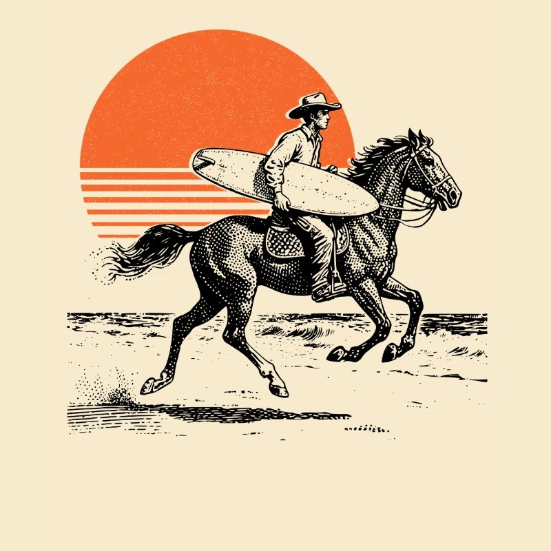 Surfer Cowboy