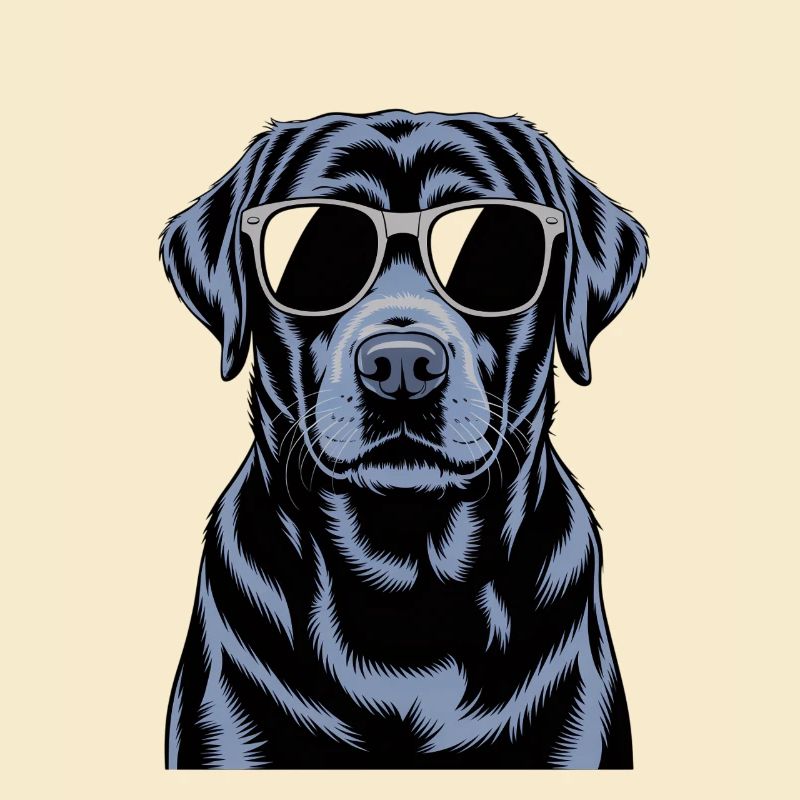 Schwarzer Labrador 