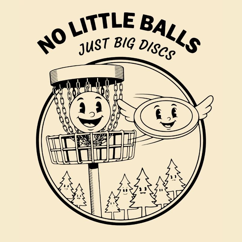 Pas de petites balles, juste de gros disques, drôle de disc golf