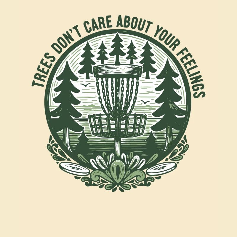 Trees Dont Care About Your Feelings Disc Golf