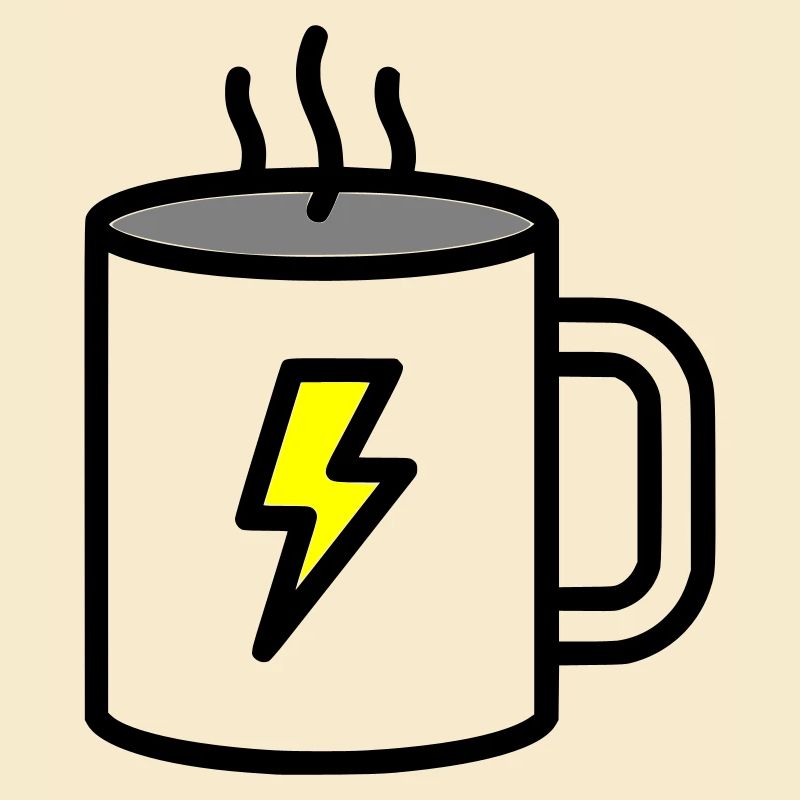 Starker Kaffee Tasse Strom
