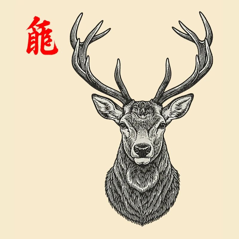 Hirsch Asiatisch