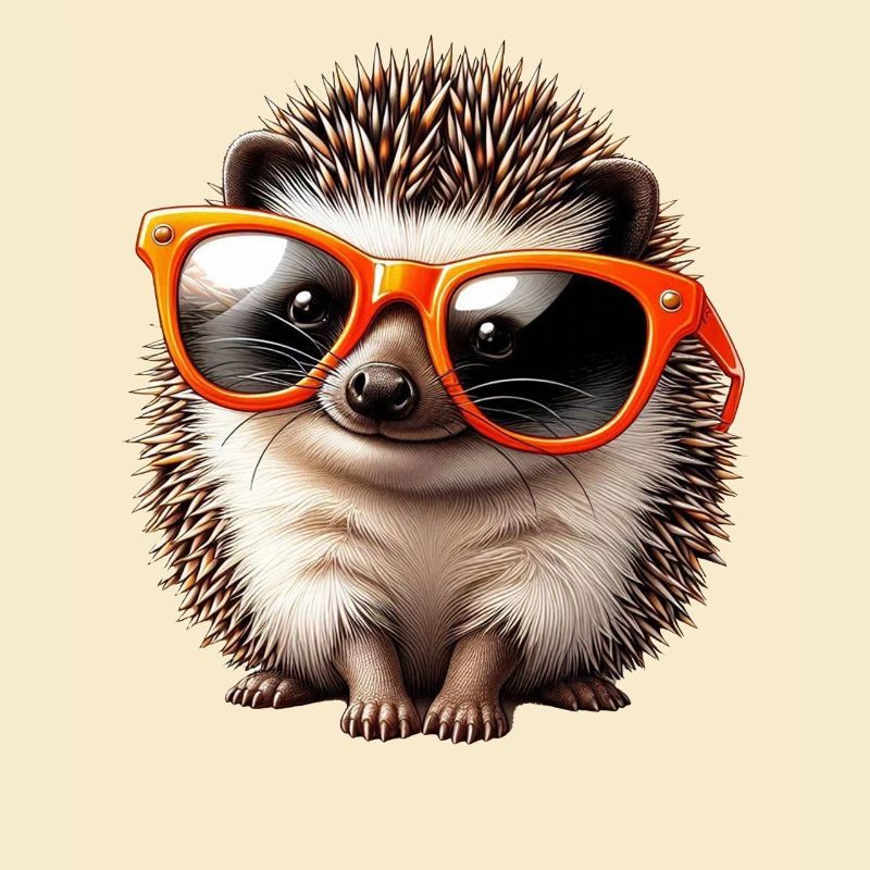 Igel Mit Sonnenbrille Igel Sarkasmus Tierliebhaber