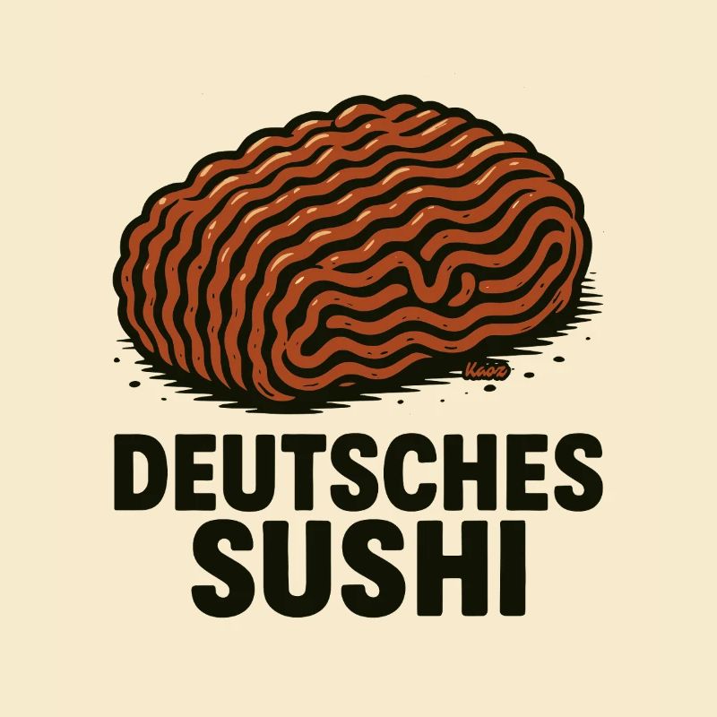 Deutsches Sushi Hackfleisch Mett