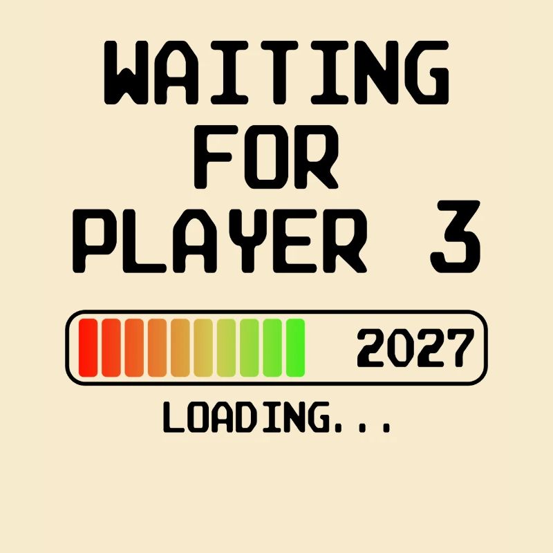 Werdender Papa 2027 Bald Mama Waiting For Player 3