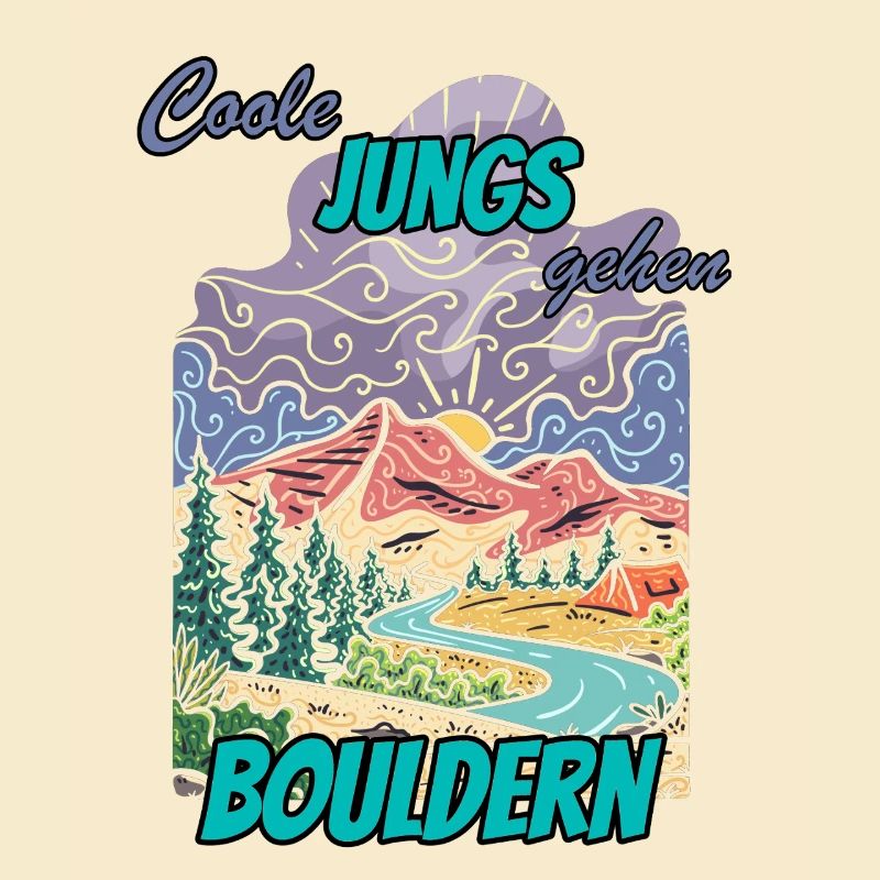 coole Jungs gehen Bouldern