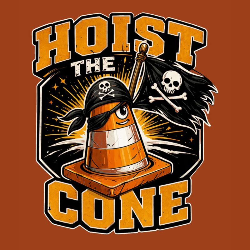 Construction Worker Road Construction Traffic Cone