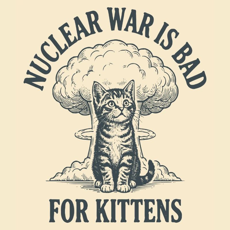 Kätzchen gegen Atomkrieg
