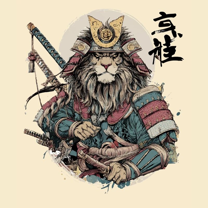 Lion Samurai Armor Warrior