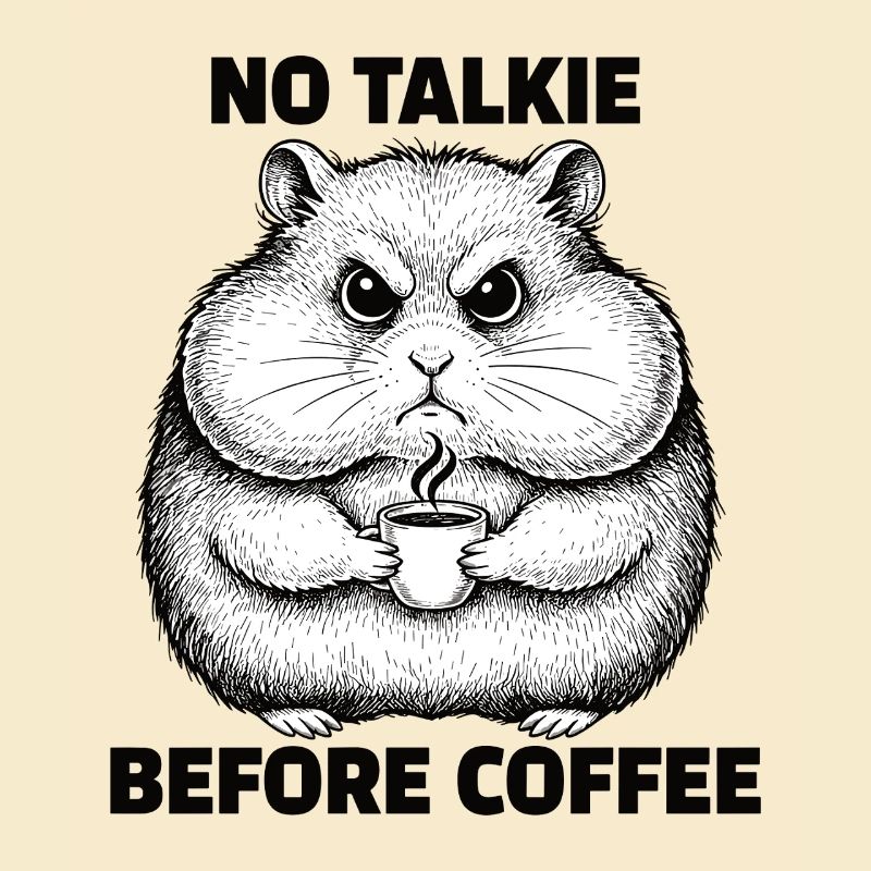 Pas de conversation devant un hamster amateur de café