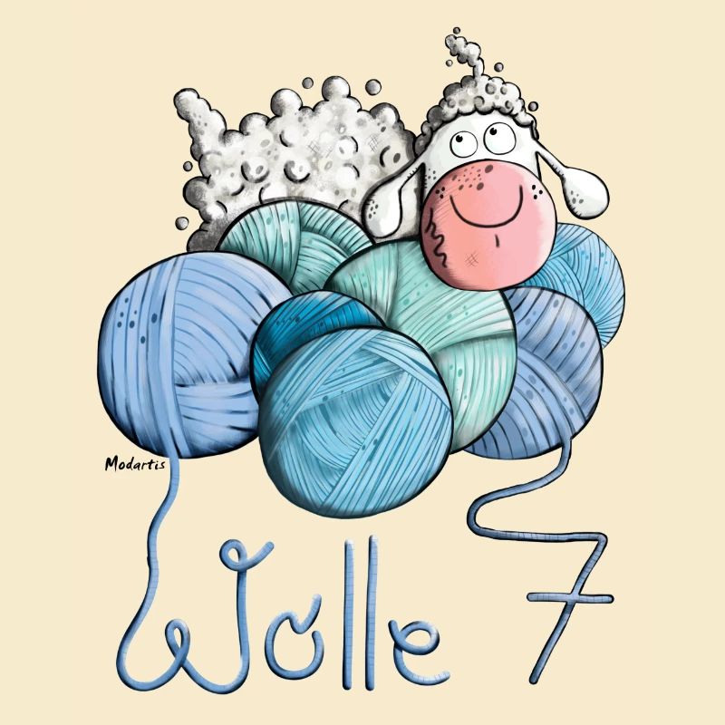Schaf auf Wolle 7