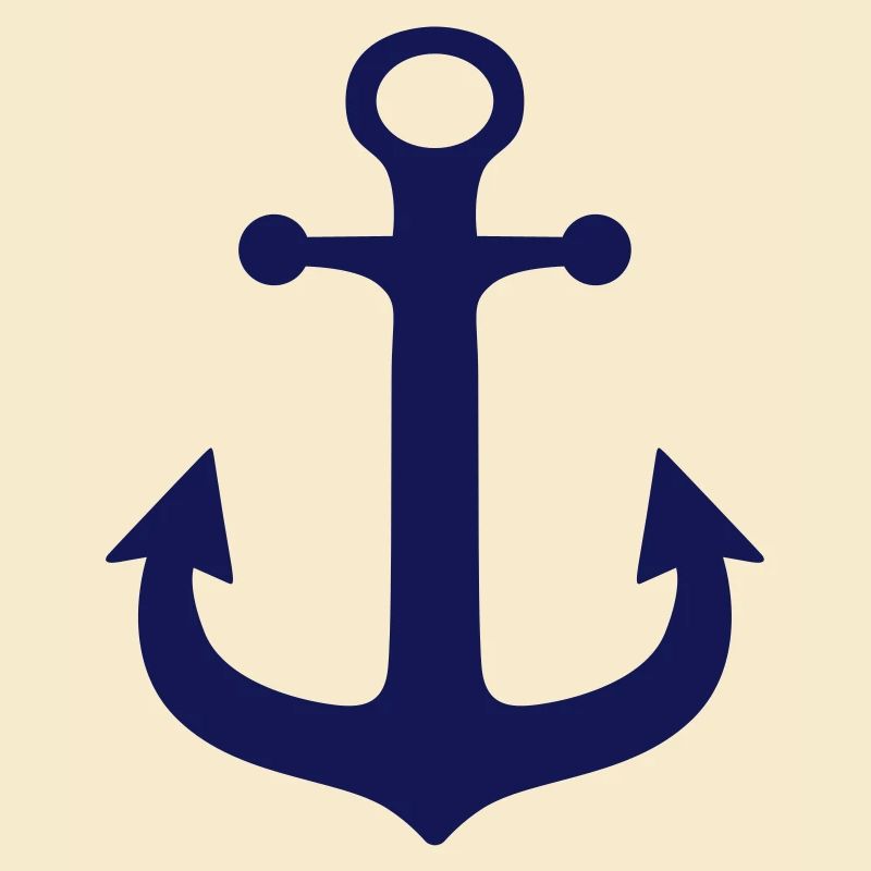 Blauer Anker