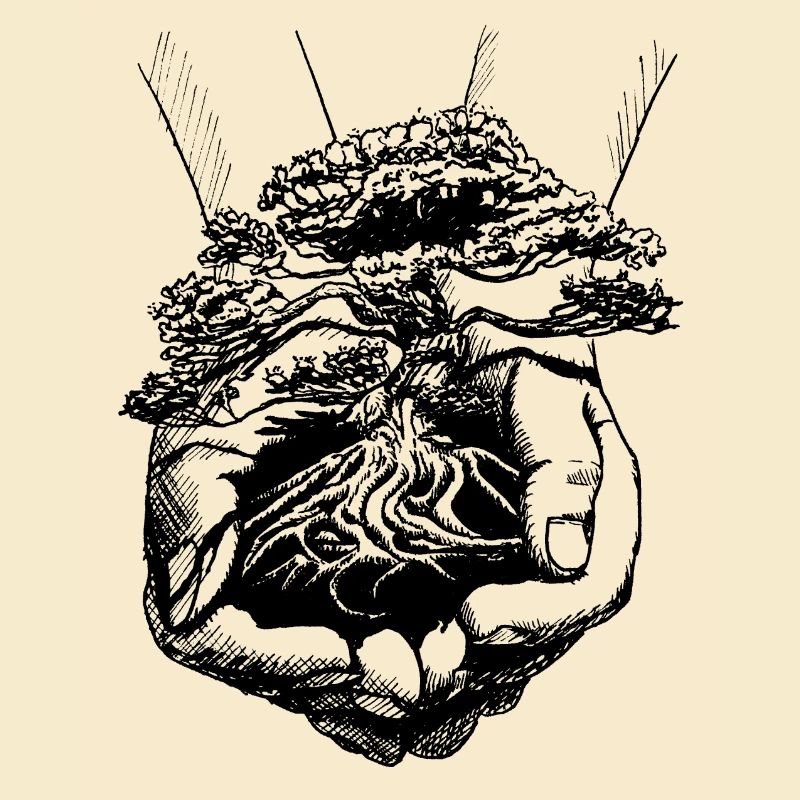 Hände Baum des Lebens