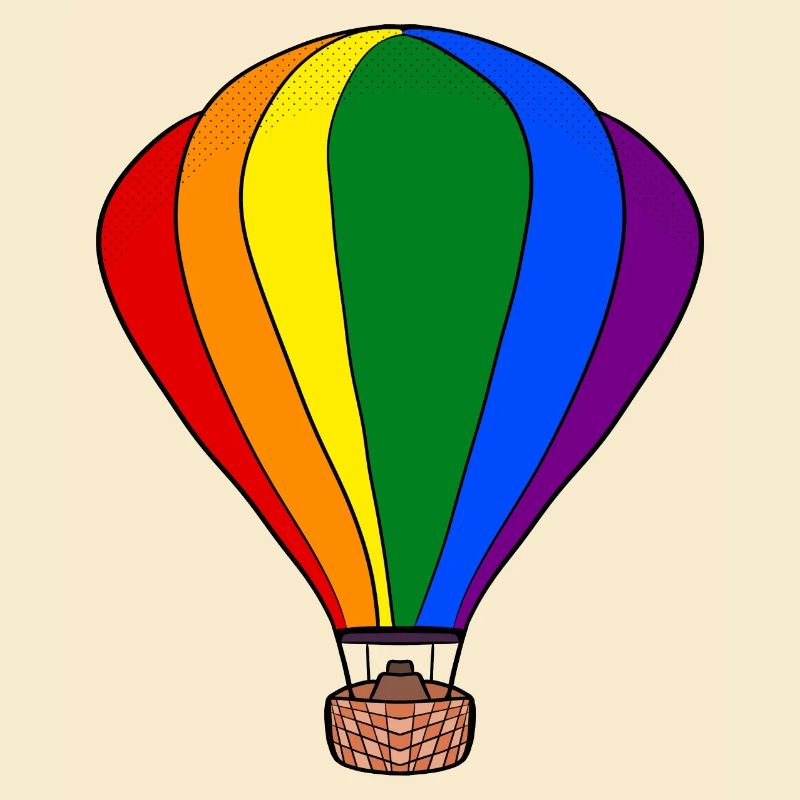 Regenbogen-Ballon