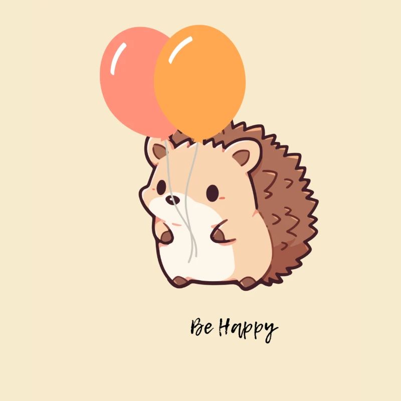 Hérisson mignon