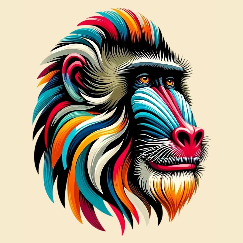 Mandrill-Affe