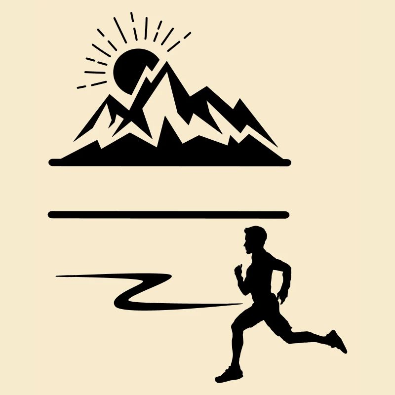 Runner Man Berge