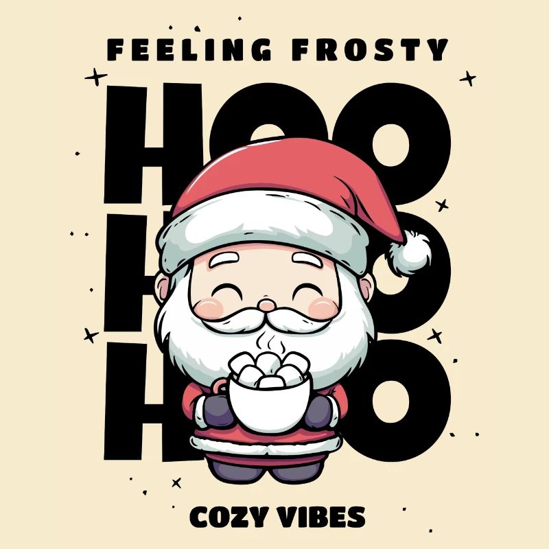 Weihnachten Pullover - Weihnachtsmann, Geschenk