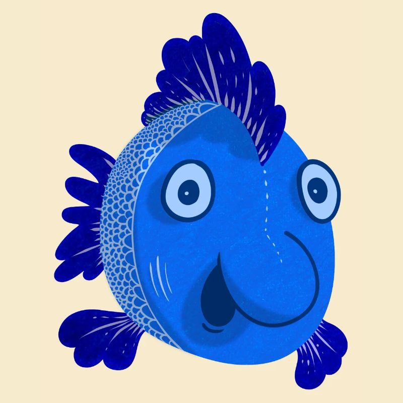 Poisson bleu