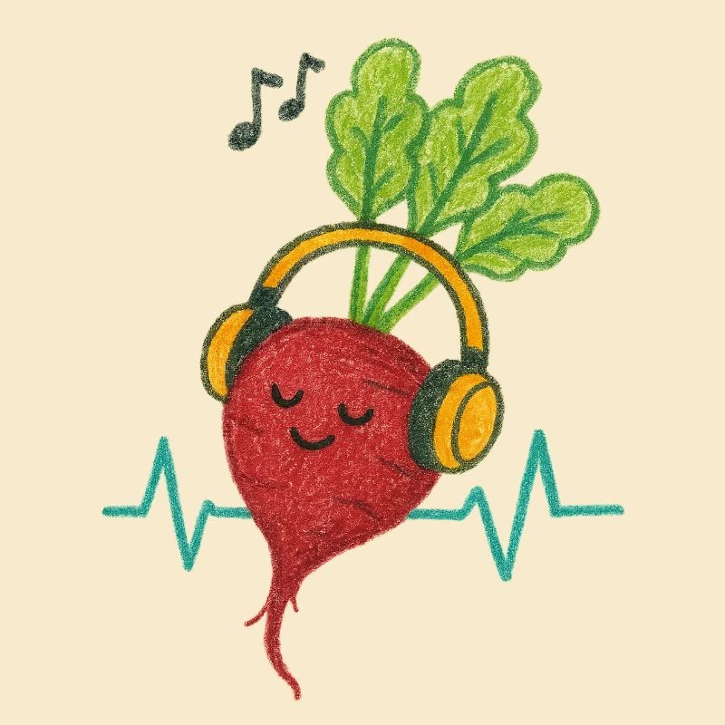 Beet Beats und Kopfhörer
