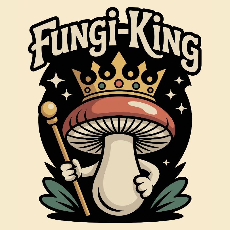 Champignon King Champignon drôle