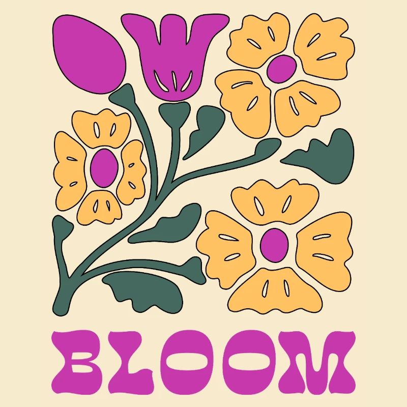 Blumen Pop Neon Pink