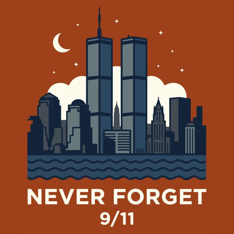 Never Forget 9/11 Skyline Night