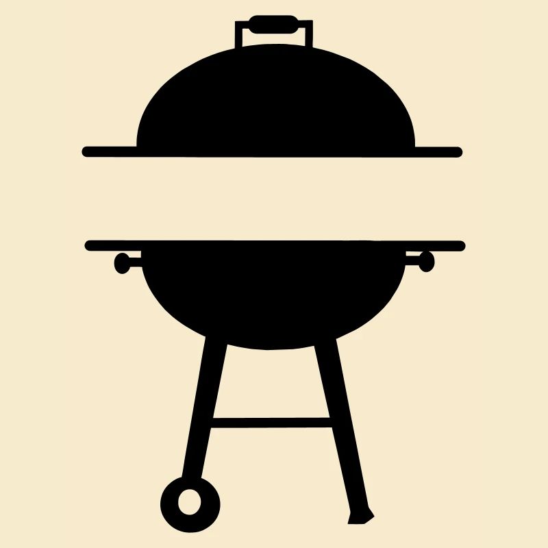 BBQ monogram emblem