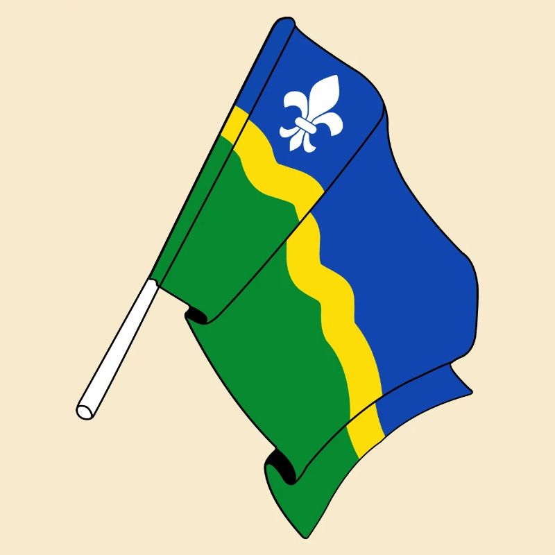 Flagge der Provinz Flevoland
