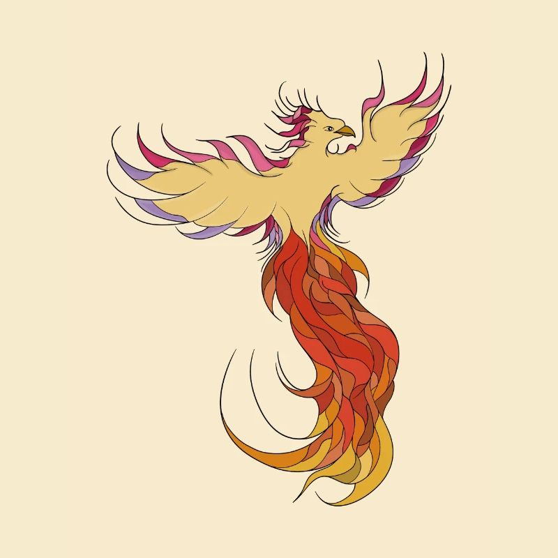 Phoenix rising from the ashes