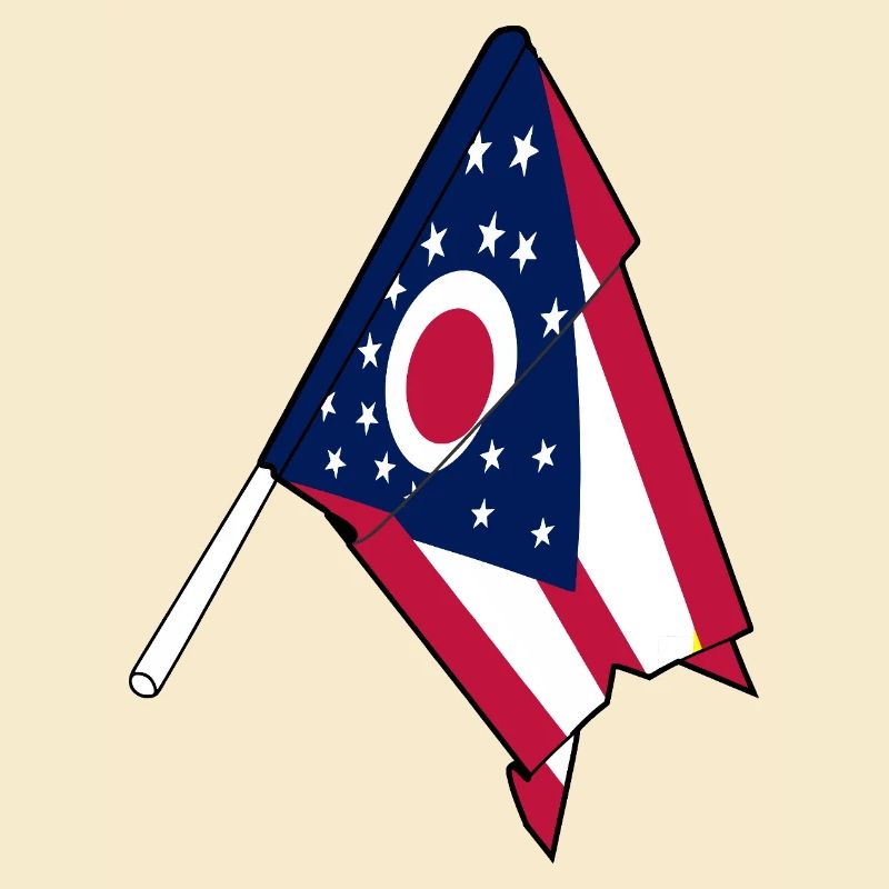 Flagge von Ohio
